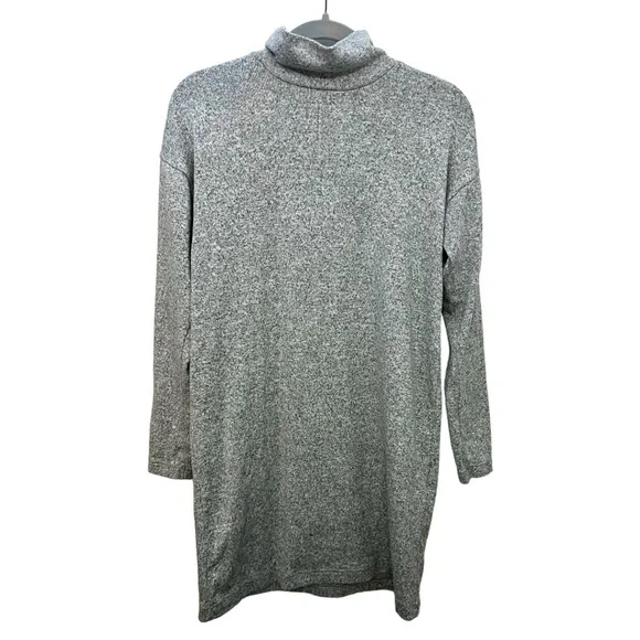Uniqlo grey long sleeve mock neck dress - Picture 3 of 5